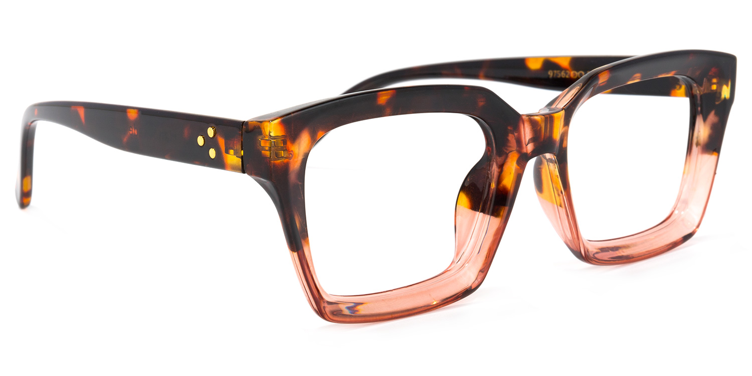 Cloris Rectangle Tortoise Glasses2
