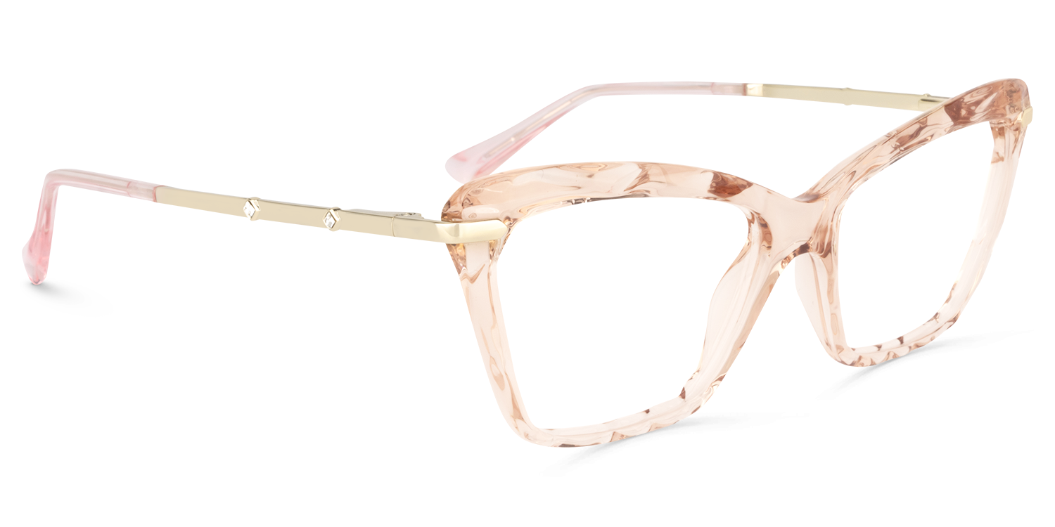 Cateye Champagne Glasses | Zeelool Glasses1