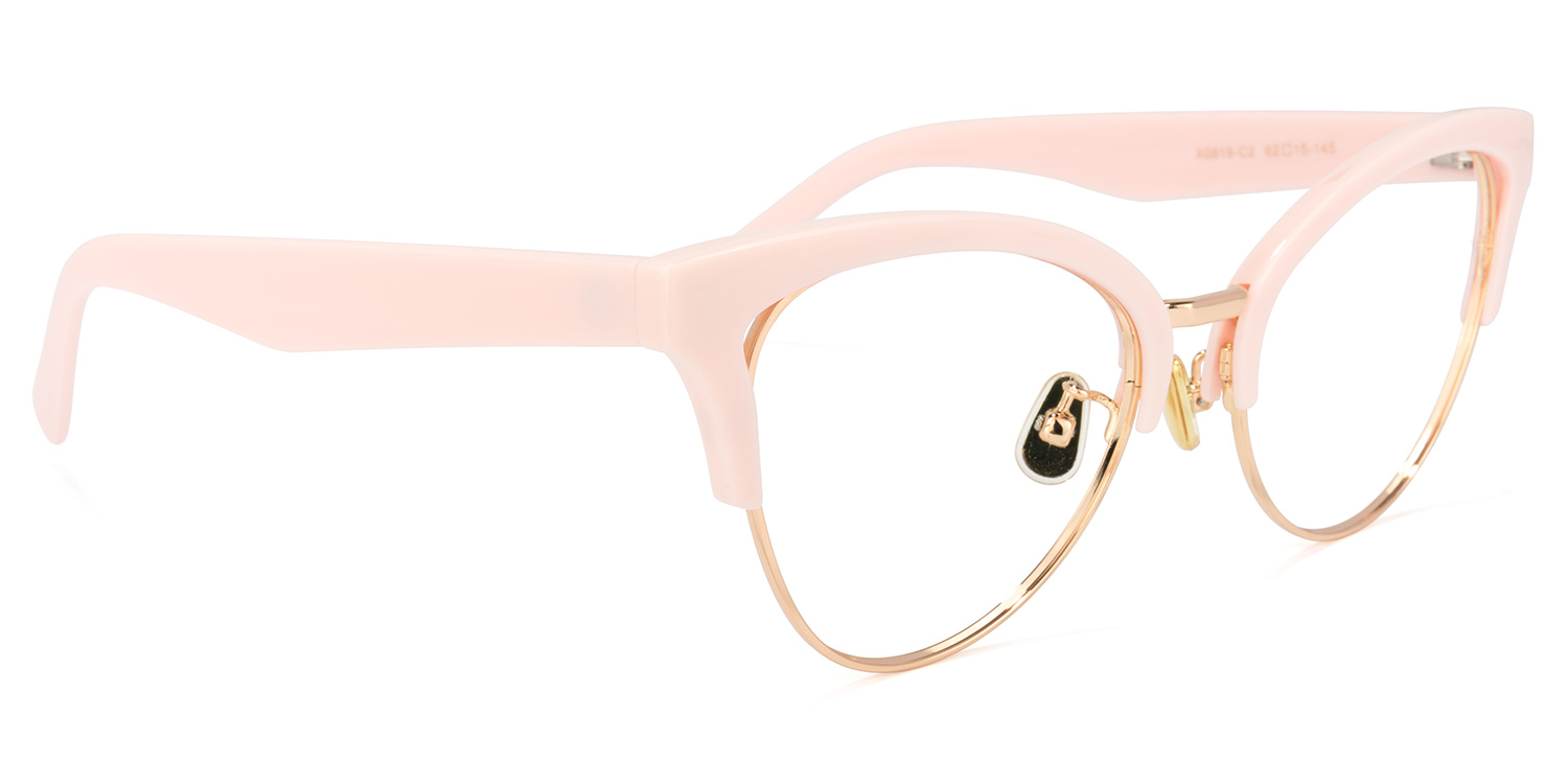 Charlene Browline Pink Glasses2