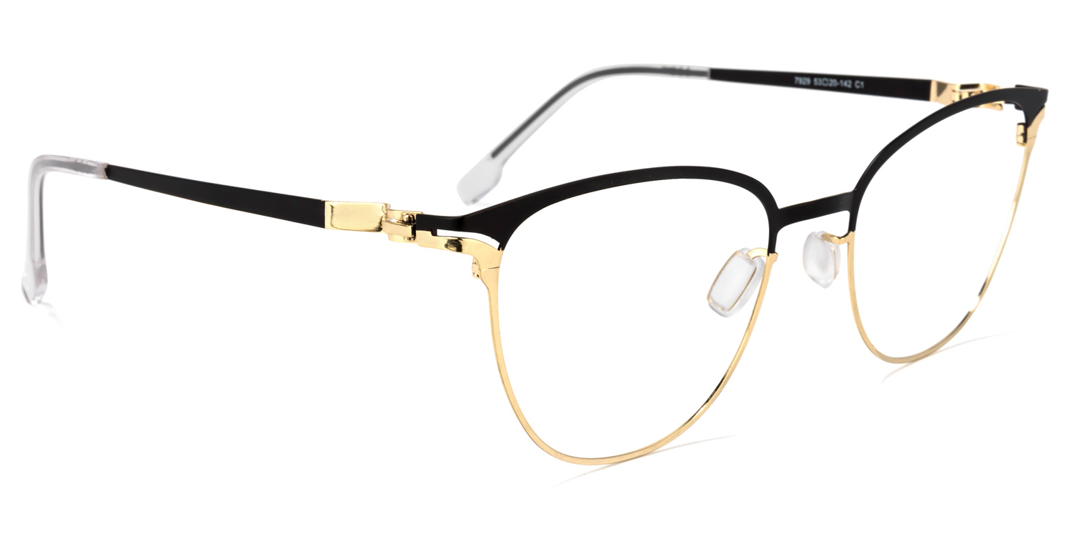 Yelena Sqaure Black Glasses2