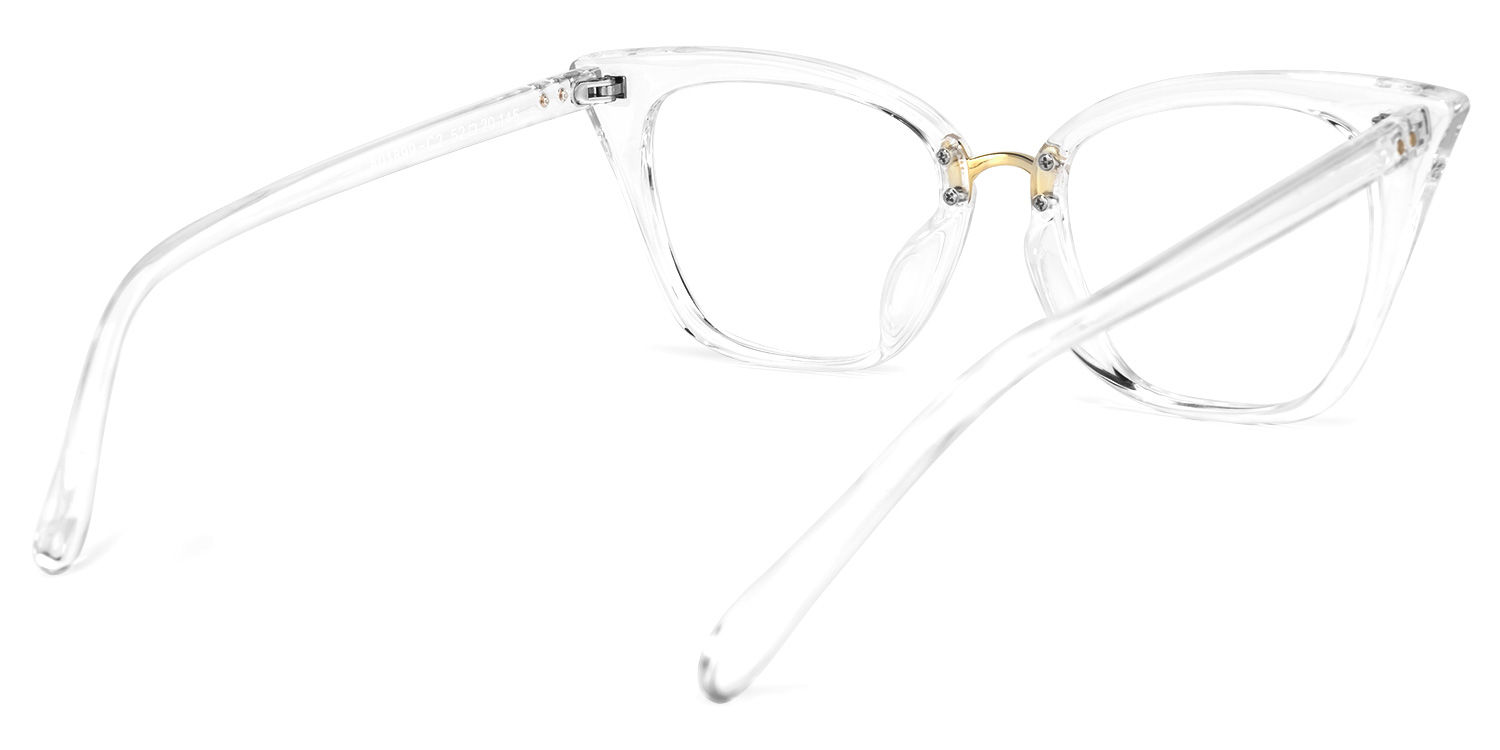 Chandrikar Cat Eye Clear Glasses5
