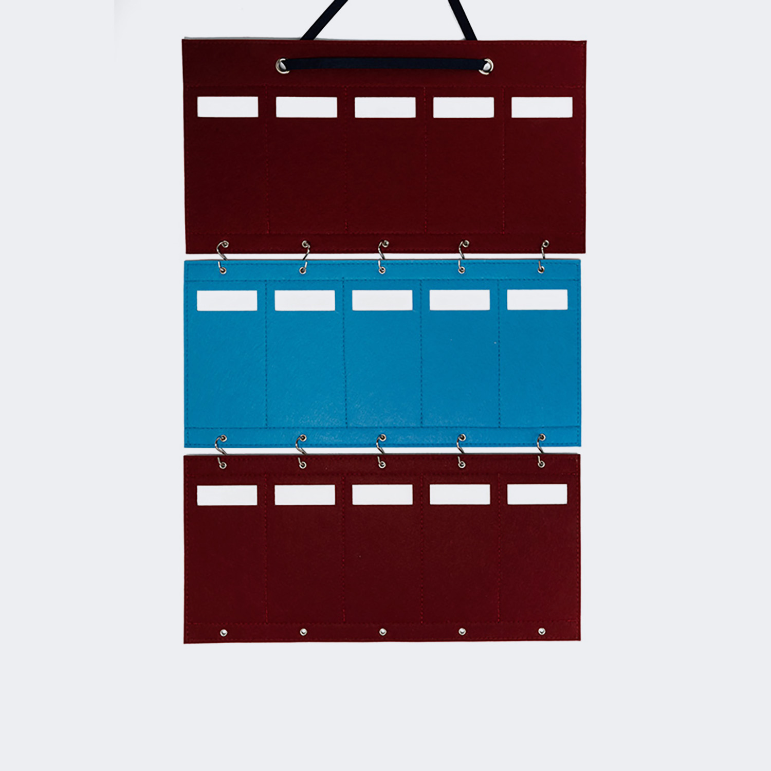 ZEELOOL Practical Dark-Red Glasses Hanging Bags