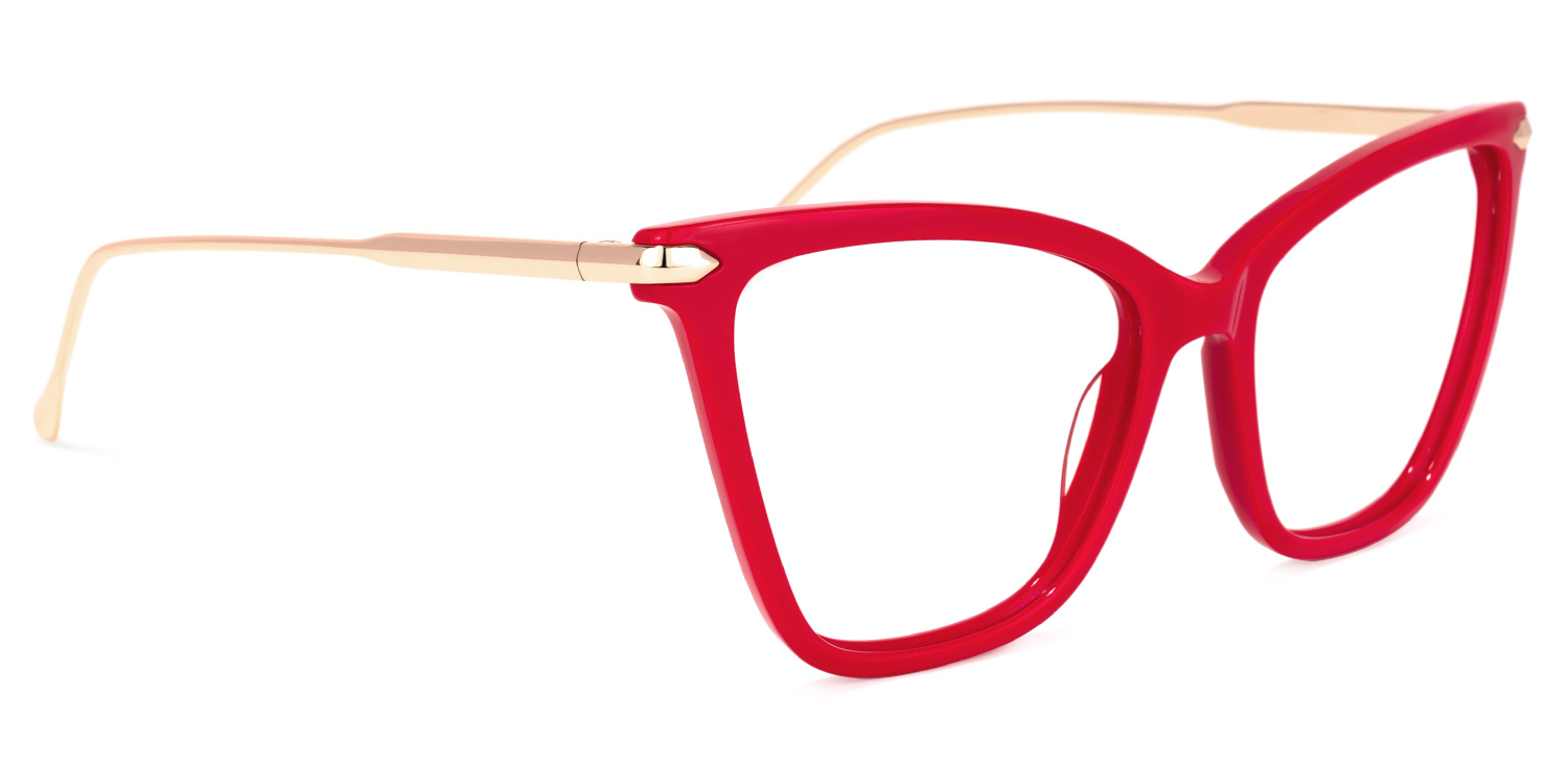 Hilary Butterfly Red Glasses2