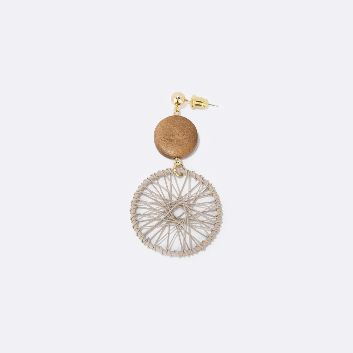 Stylish Weave Round Earrings2