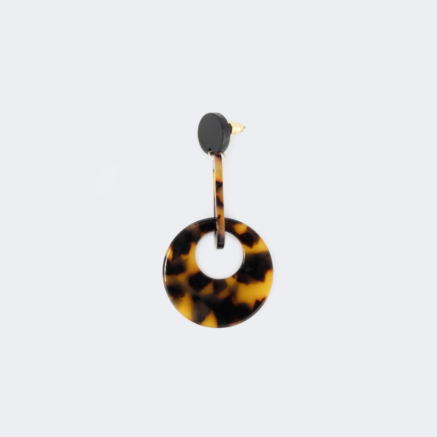 Stylish Tortoise Acetate Earrings2