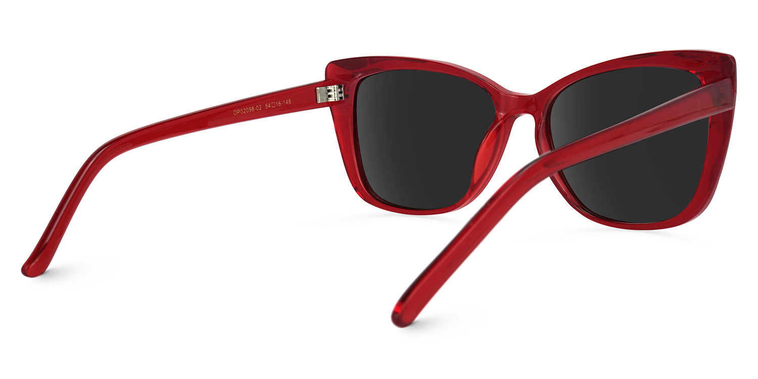 Farris Square Red Sunglasses3