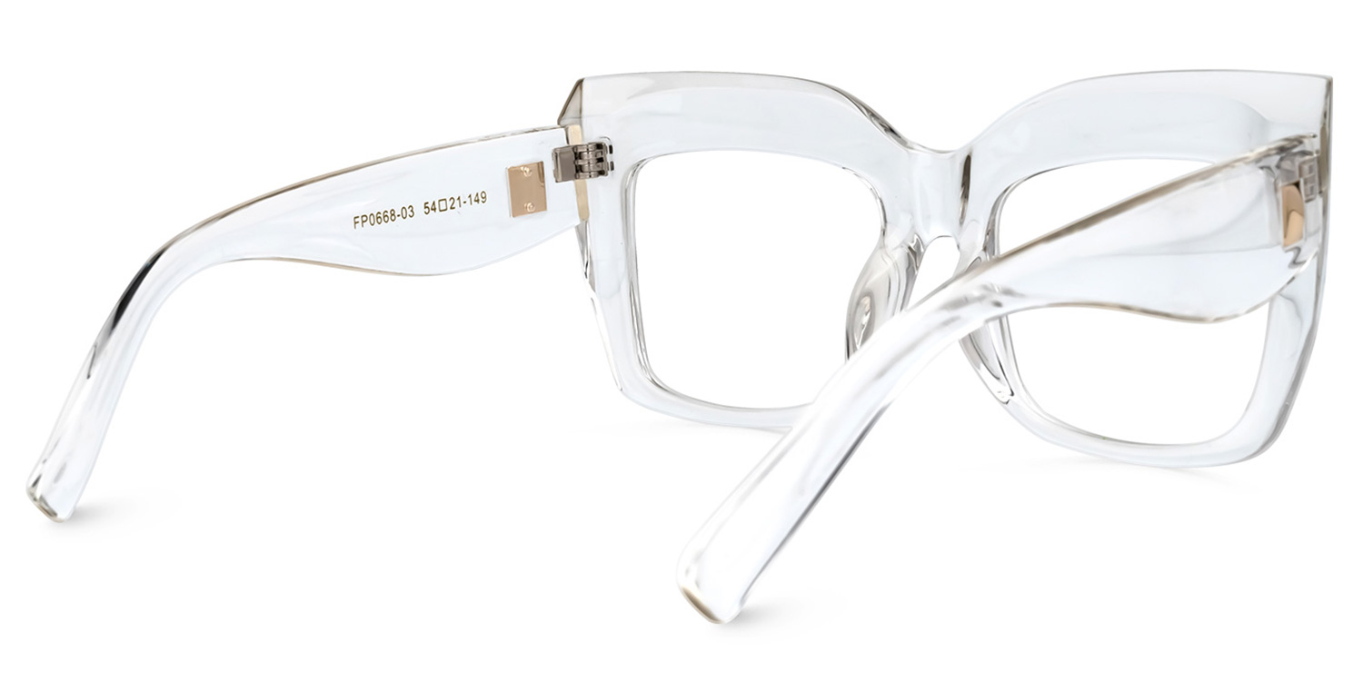 Cat Eye Crystal Glasses | Zeelool Optical Online3