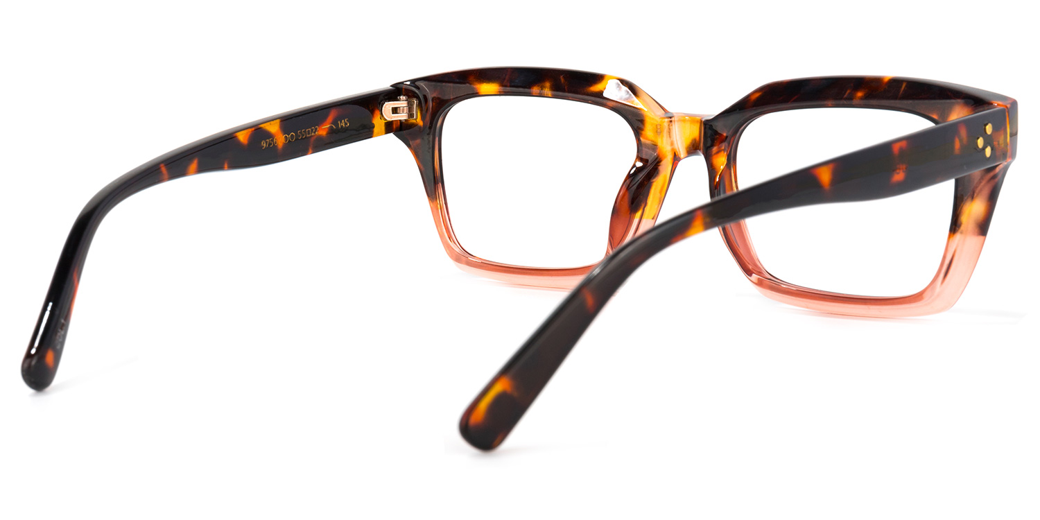 Cloris Rectangle Tortoise Glasses4