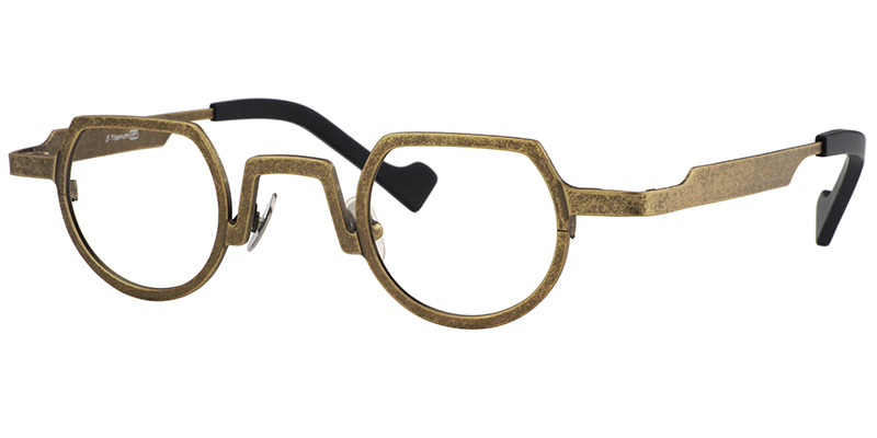 ZEELOOL Timothy Round Brown Glasses