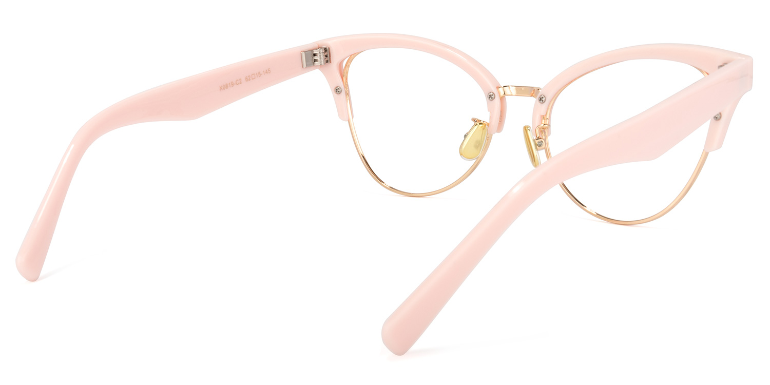 Browline Pink Glasses4