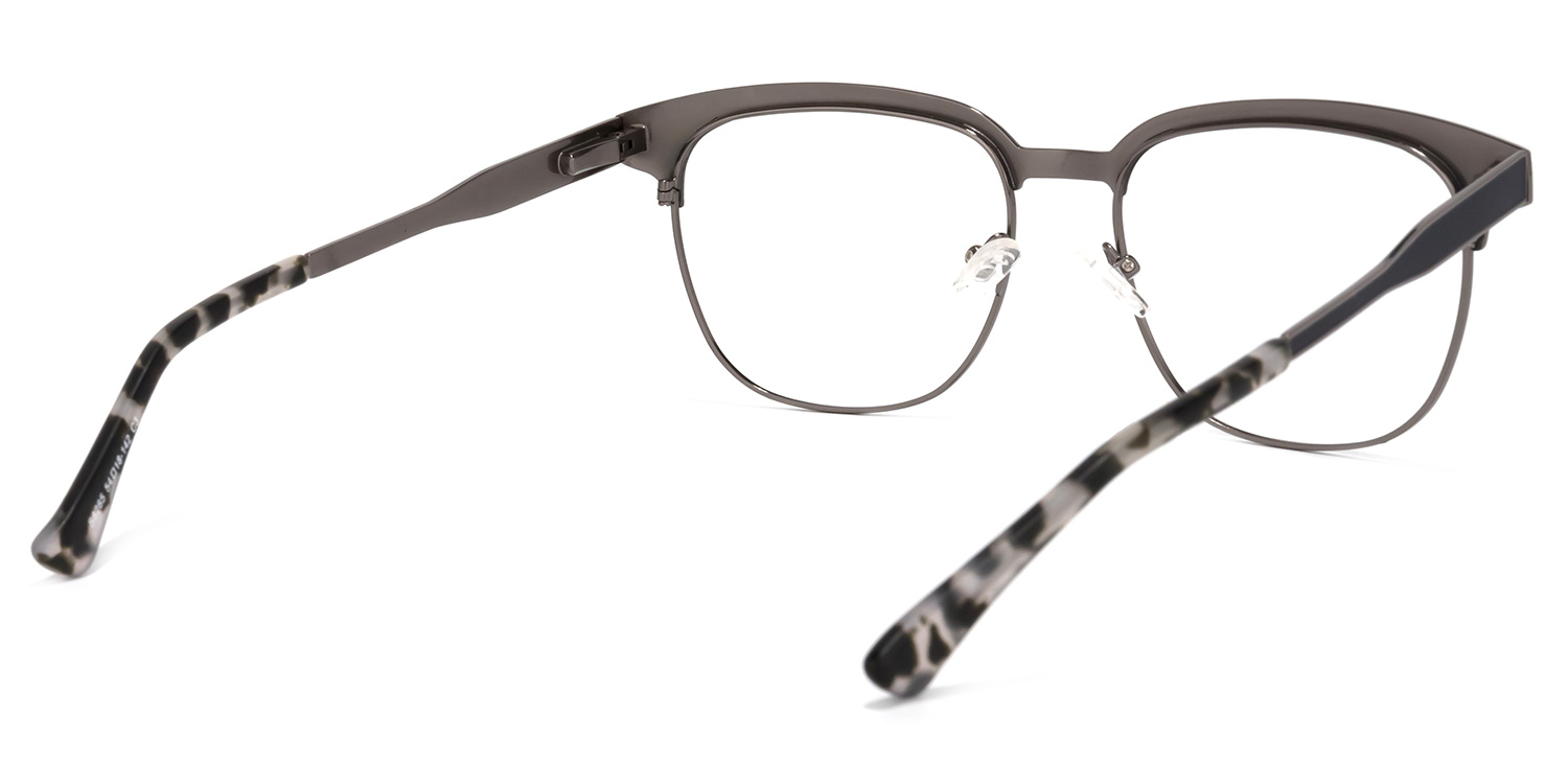 Wren Browline Dark-Gray Glasses4