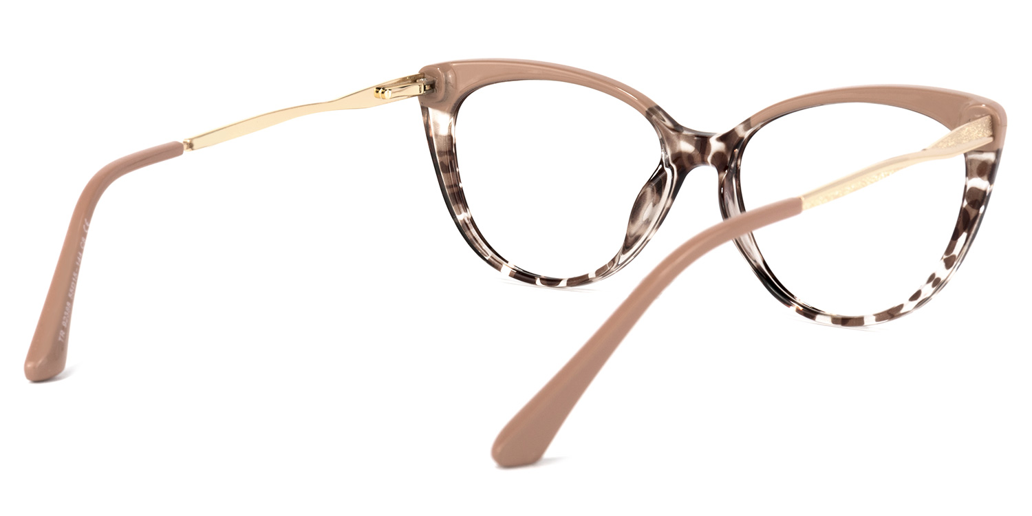 Marcus Cateye Cameo-Brown Glasses4