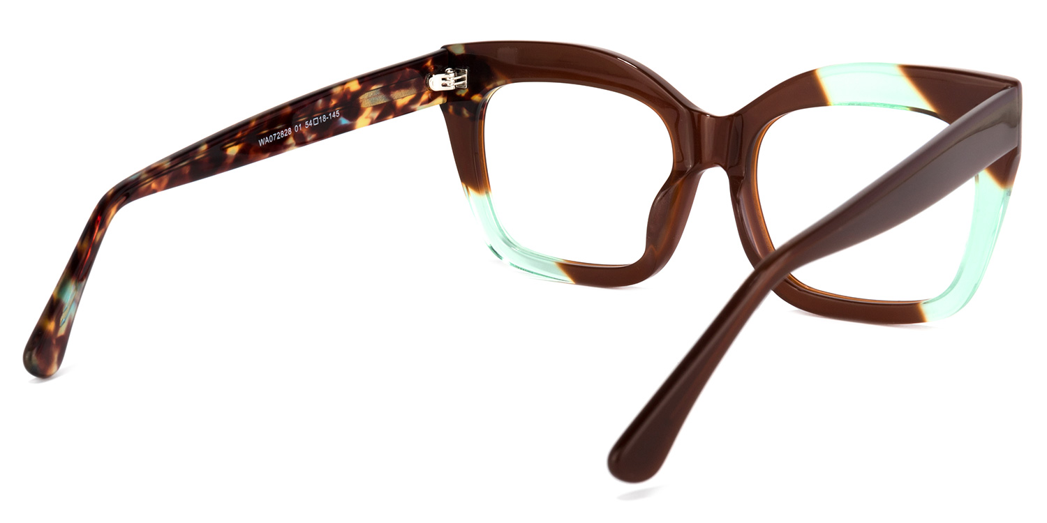 Ximena Cateye Brown Glasses4
