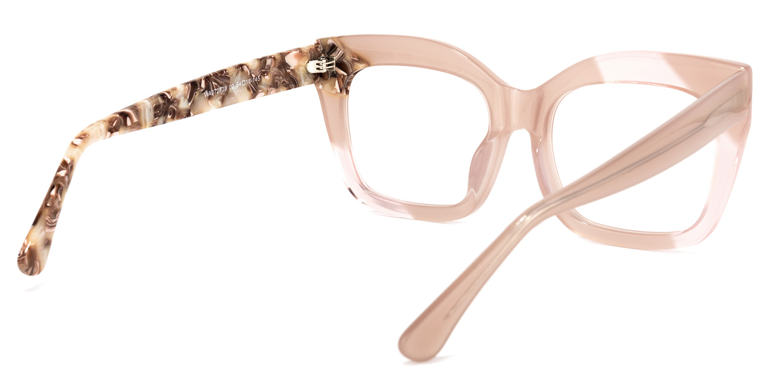 Ximena Cateye Pink Glasses4