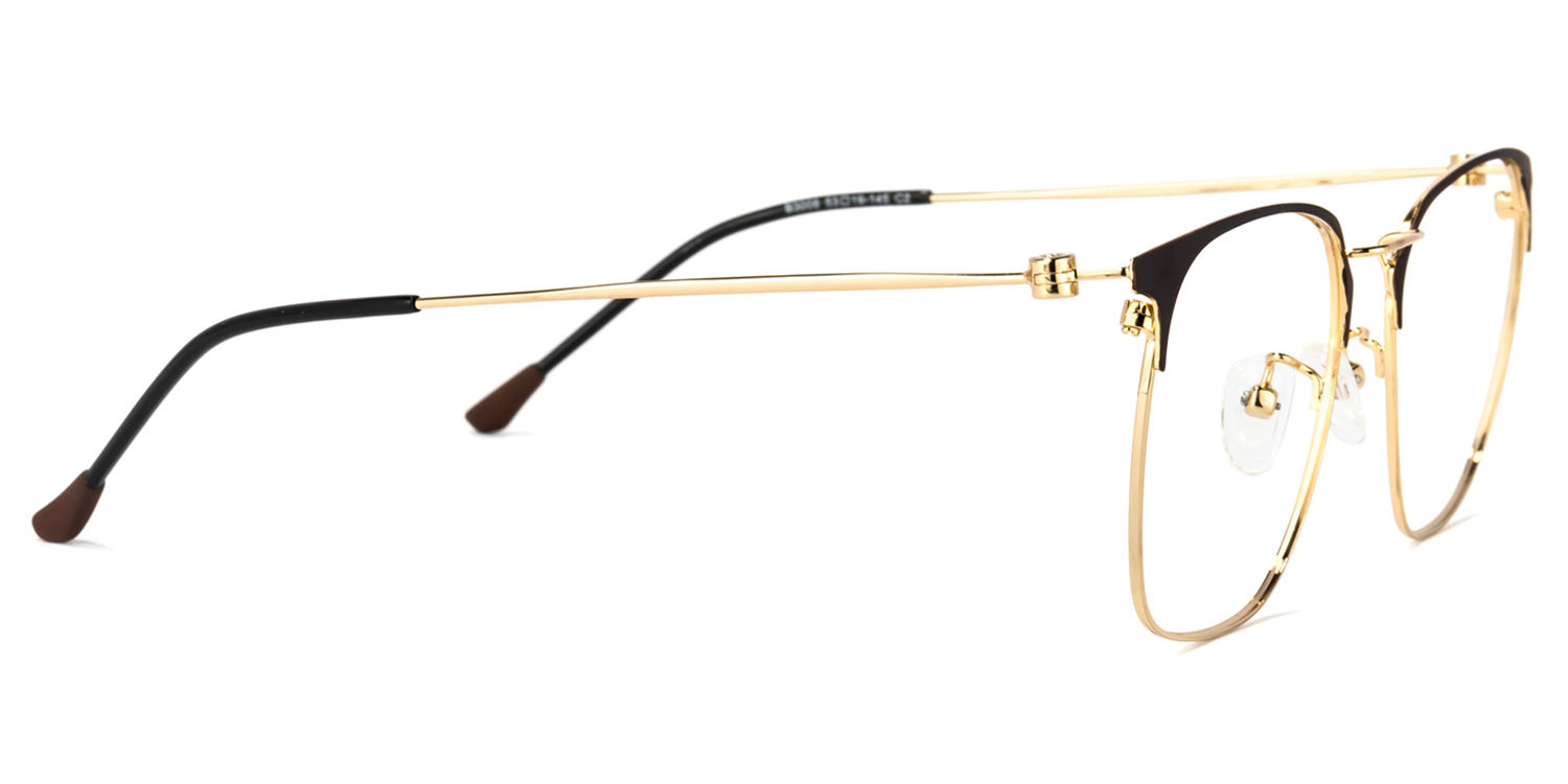 Yulisa Browline Gold Glasses3