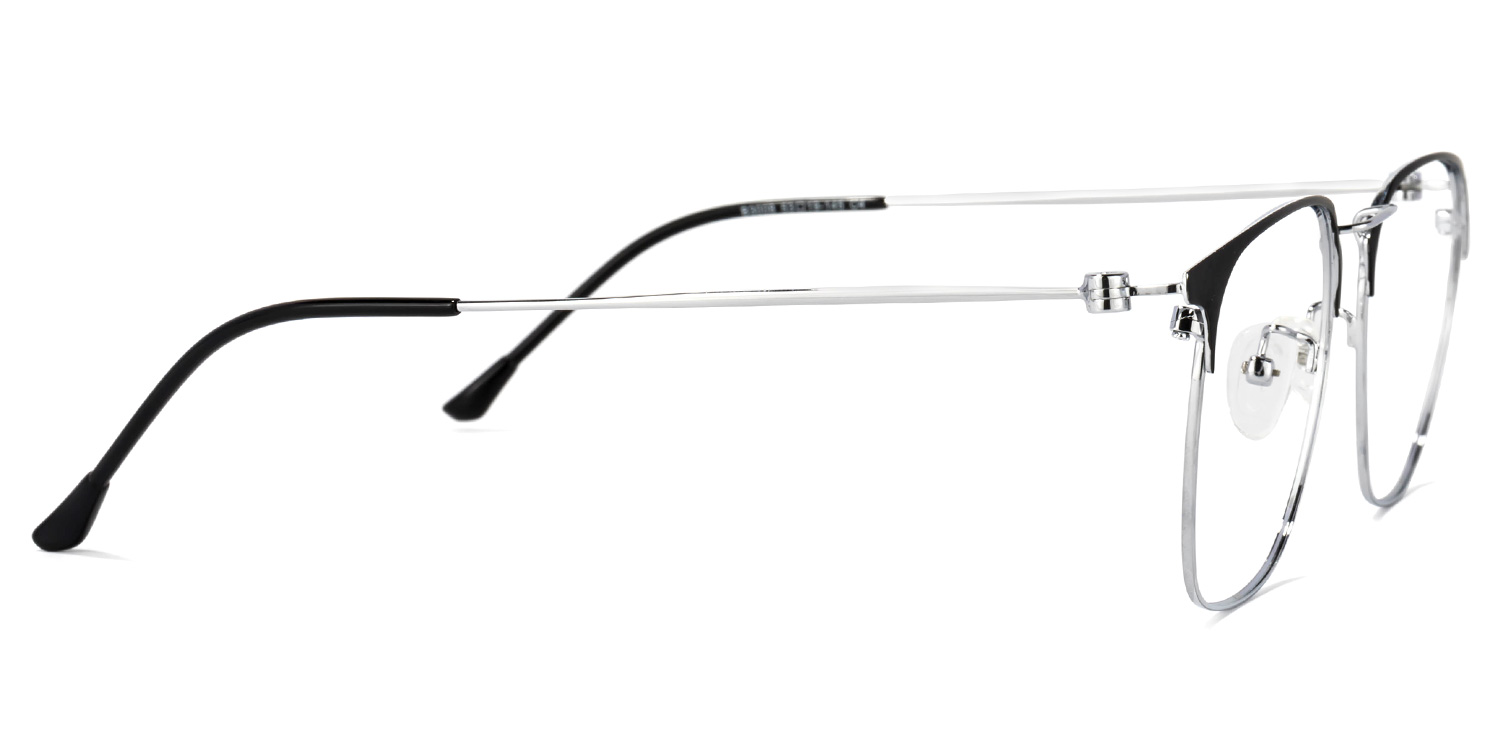 Yulisa Browline Silver Glasses3