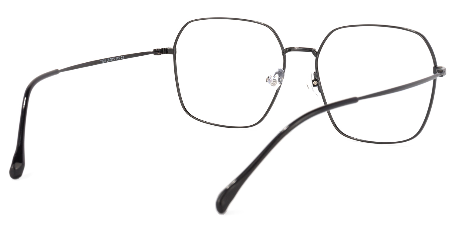 Zander Square Black Glasses4
