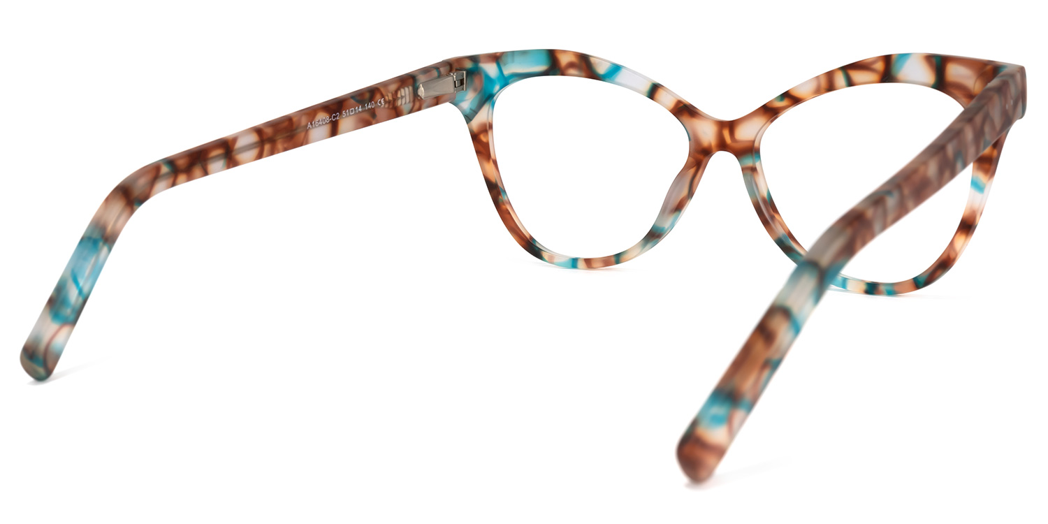 Eschwege Cateye Green-Floral Glasses4