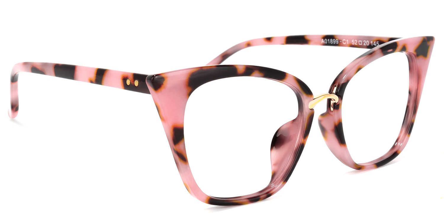 Chandrikar Cat Eye Pink-Floral Glasses3