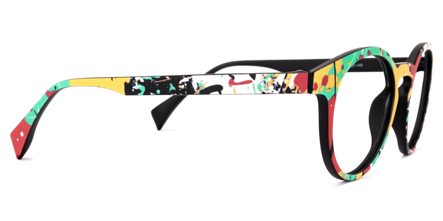 Street-Artist Round Colorful Glasses3