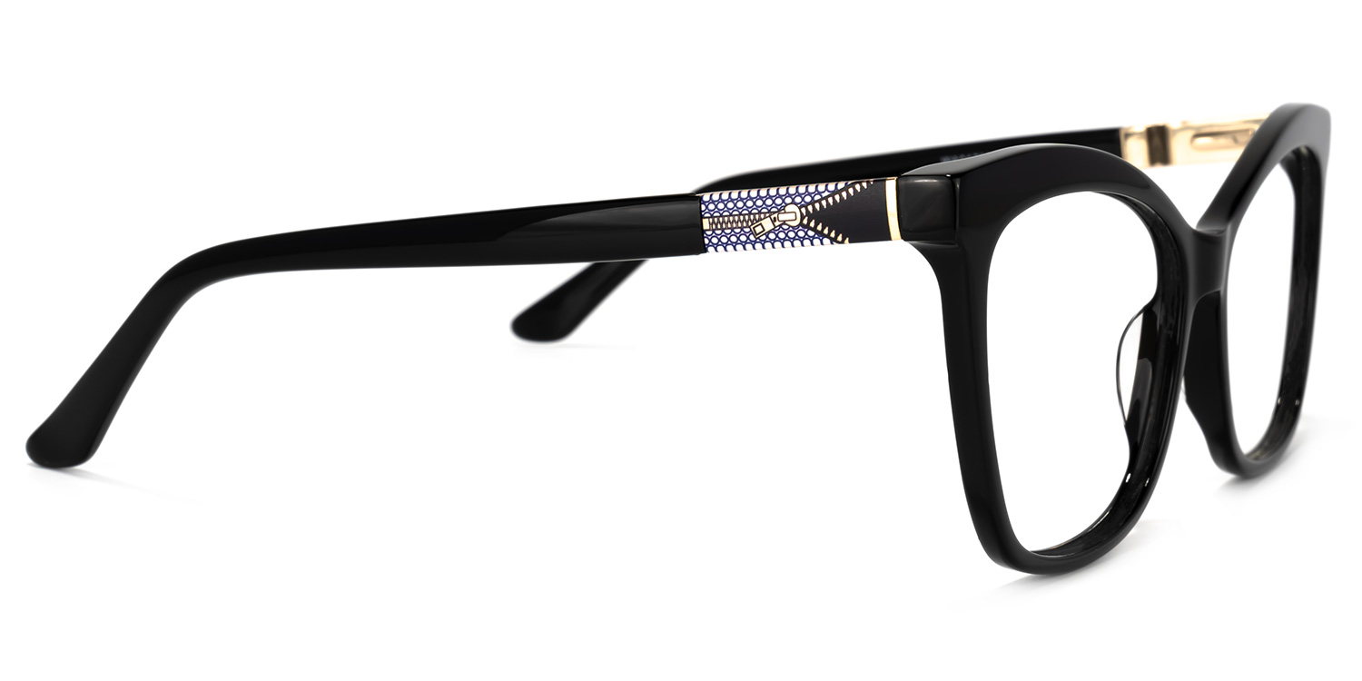 Butterfly Black Glasses | Zeelool Glasses2
