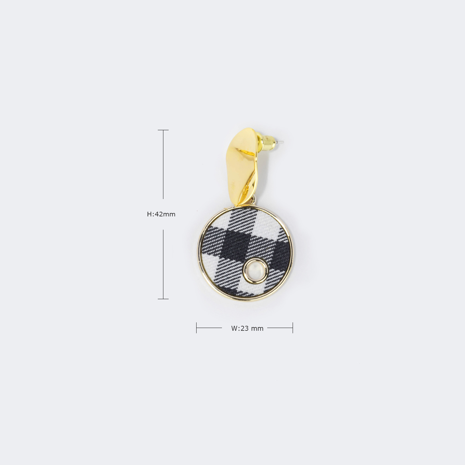 Stylish Modern Fabric Earrings3