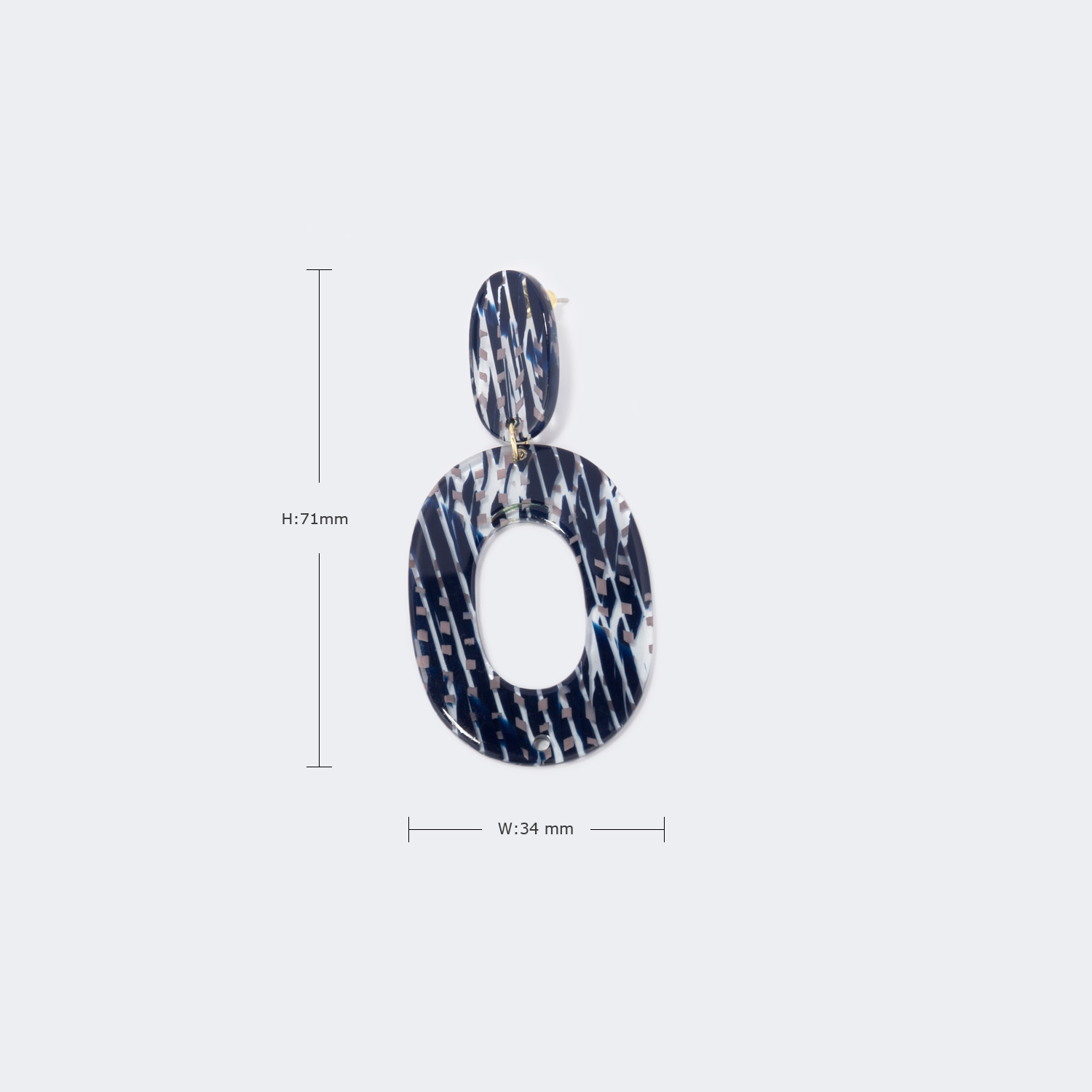 Stylish Chunky Acetate Earrings3