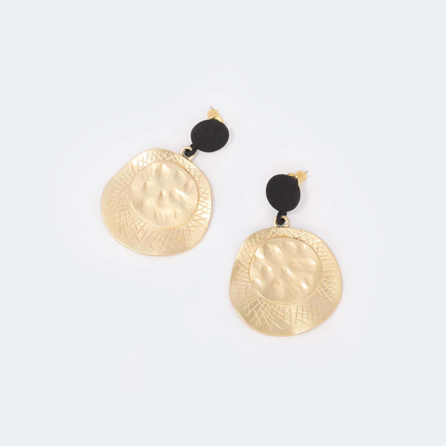 Stylish Exaggerated Copper Earrings