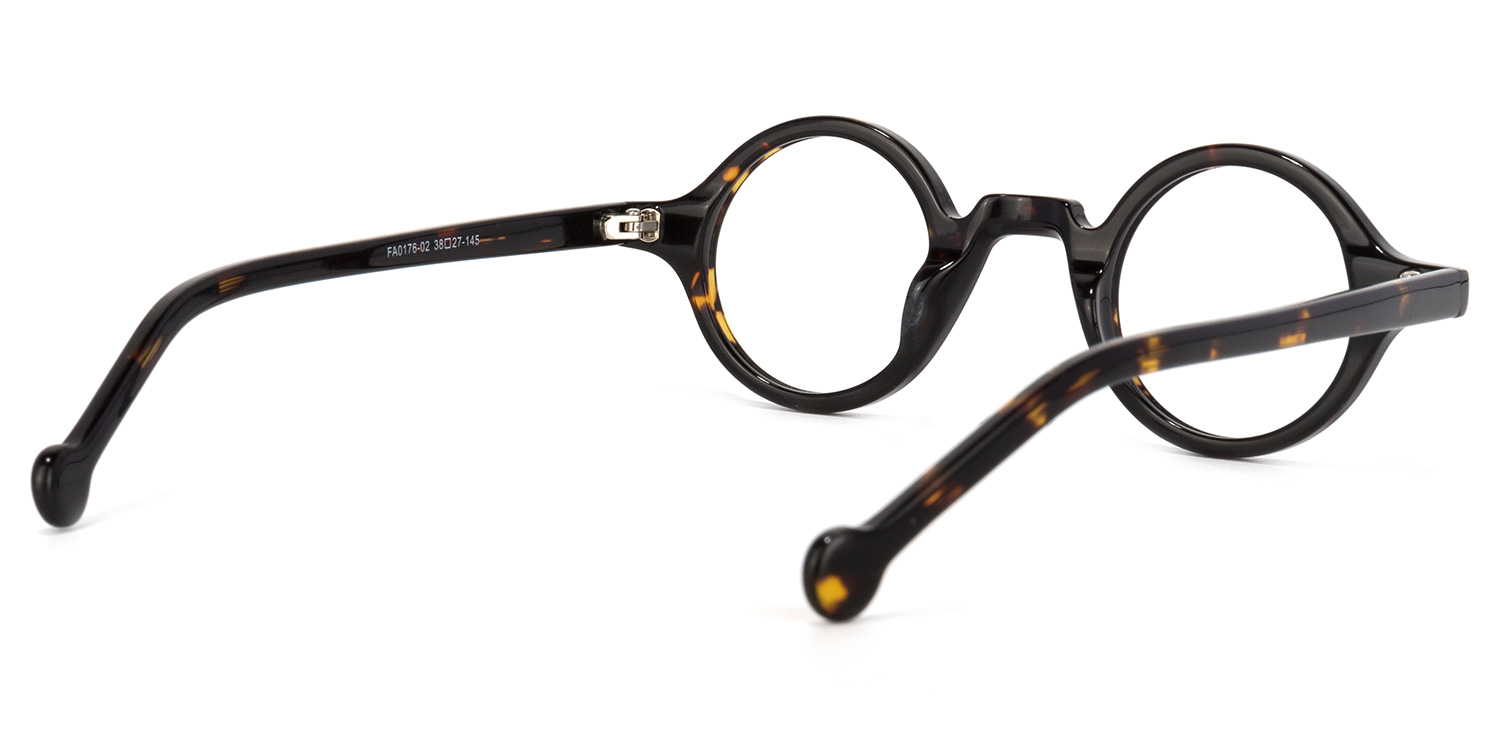 Arale Round Tortoise Glasses4