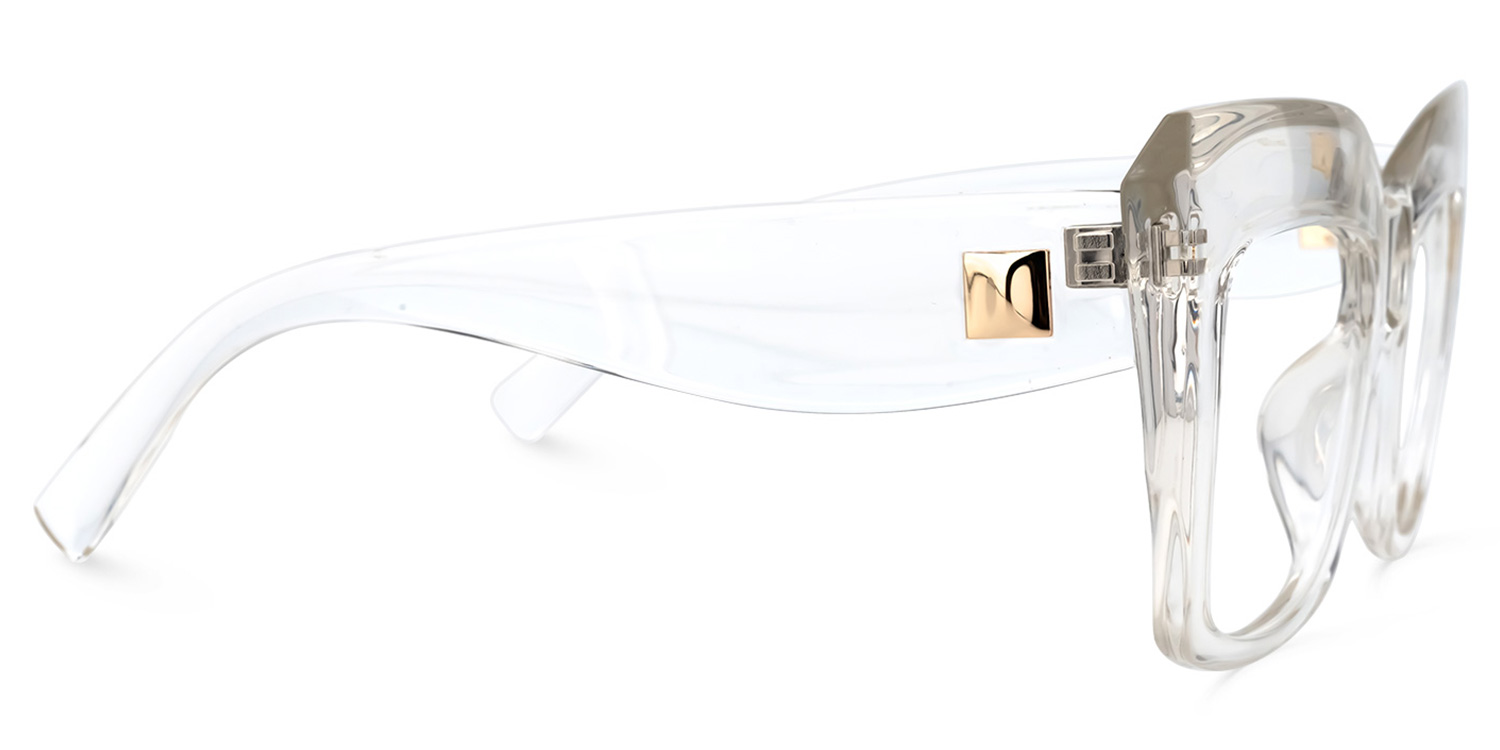 Cat Eye Crystal Glasses | Zeelool Optical Online2