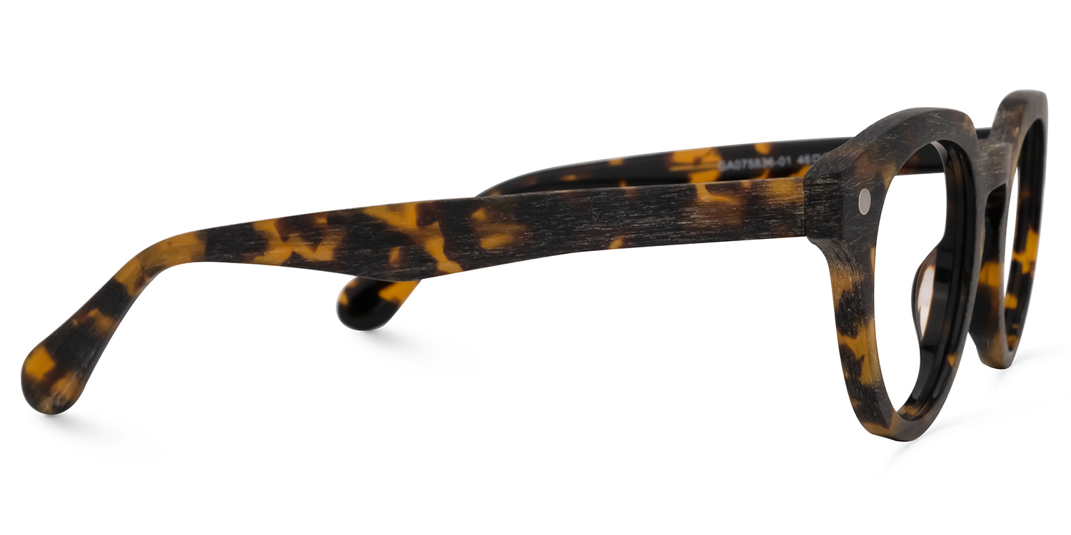 ZEELOOL Galmore Round Tortoise Glasses