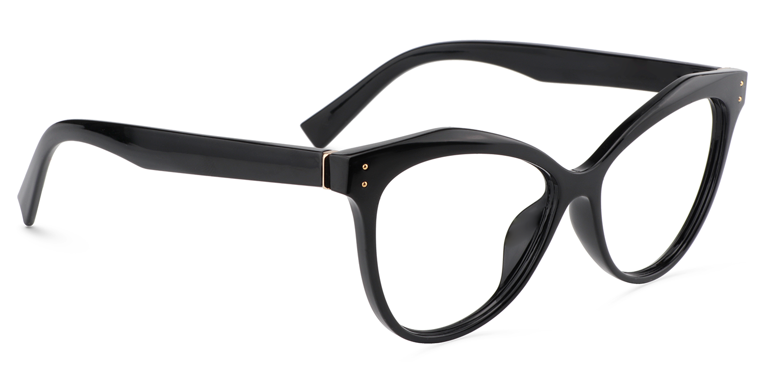 Cateye Black Glasses | Zeelool Eyeglasses Online3