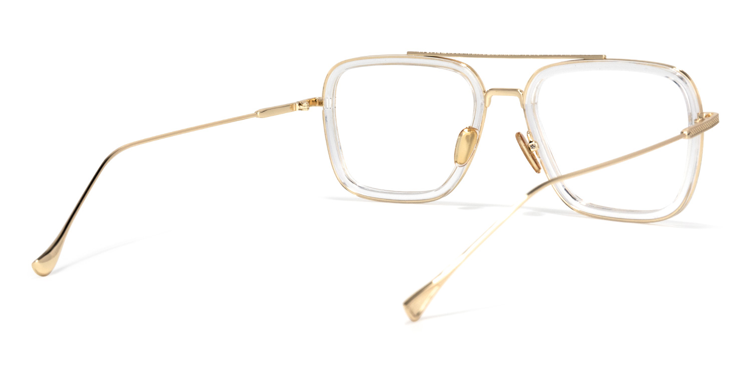 Aviator Clear Glasses | Zeelool Glasses5