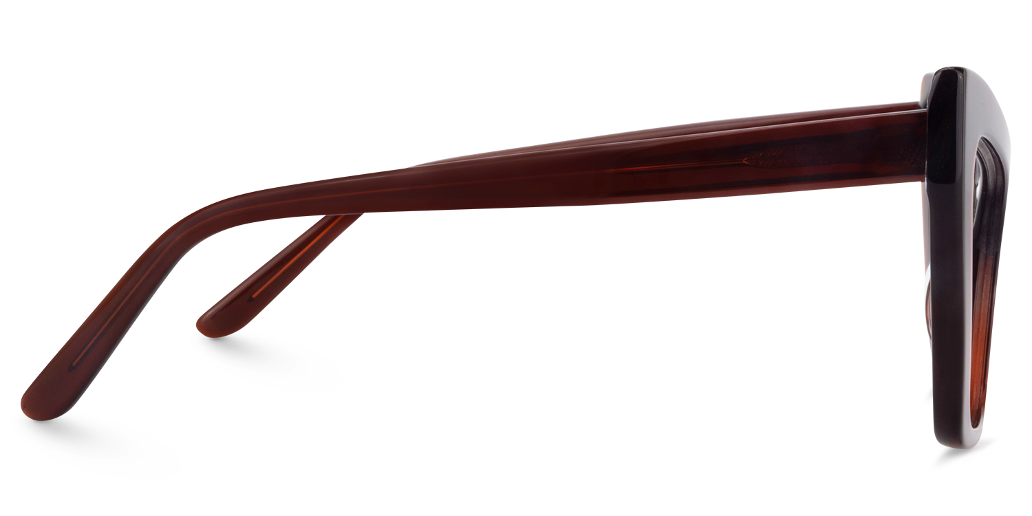 Driscoll Cateye Dark-Red Glasses3