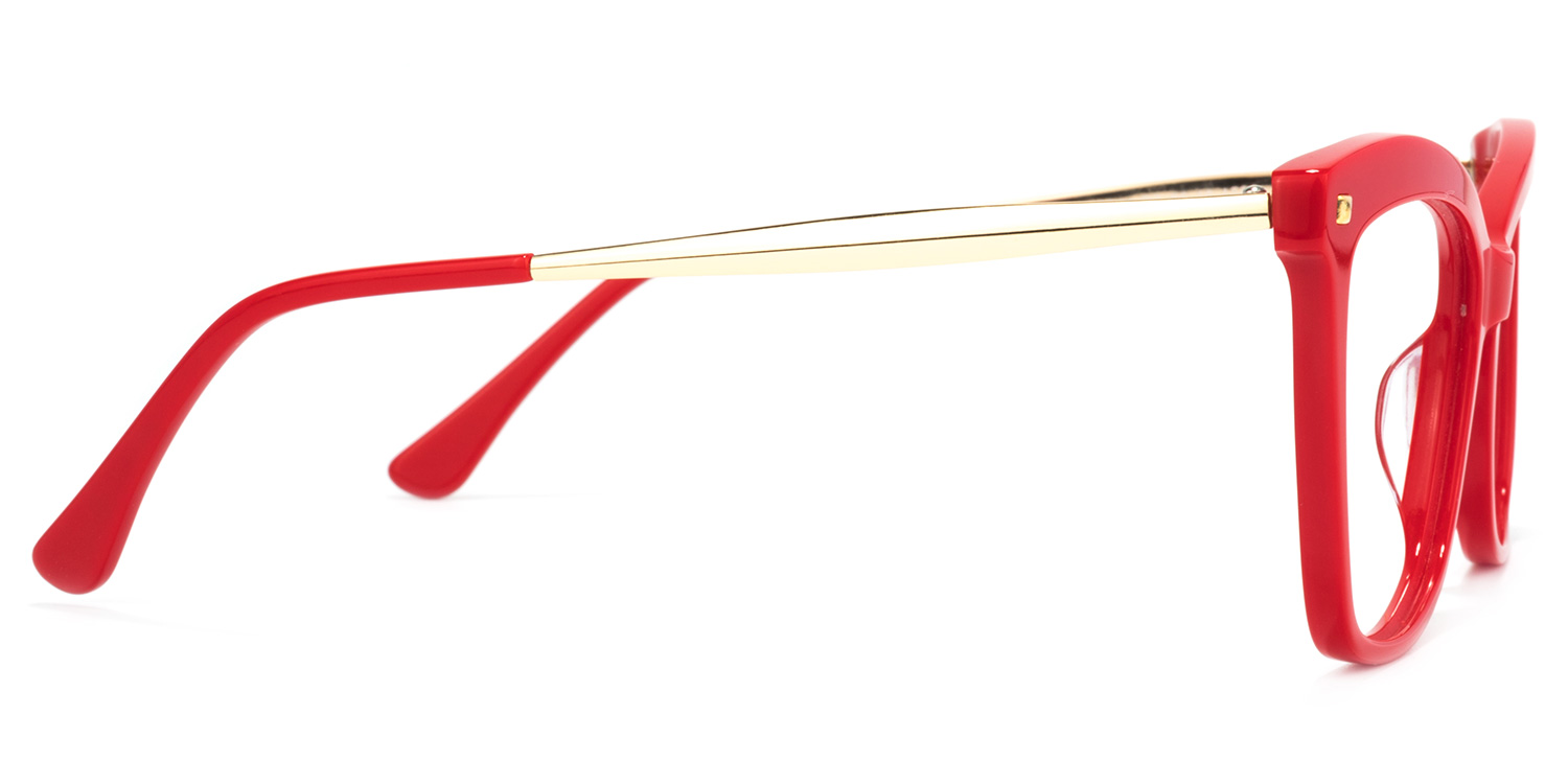 Butterfly Red Glasses | Zeelool Glasses3