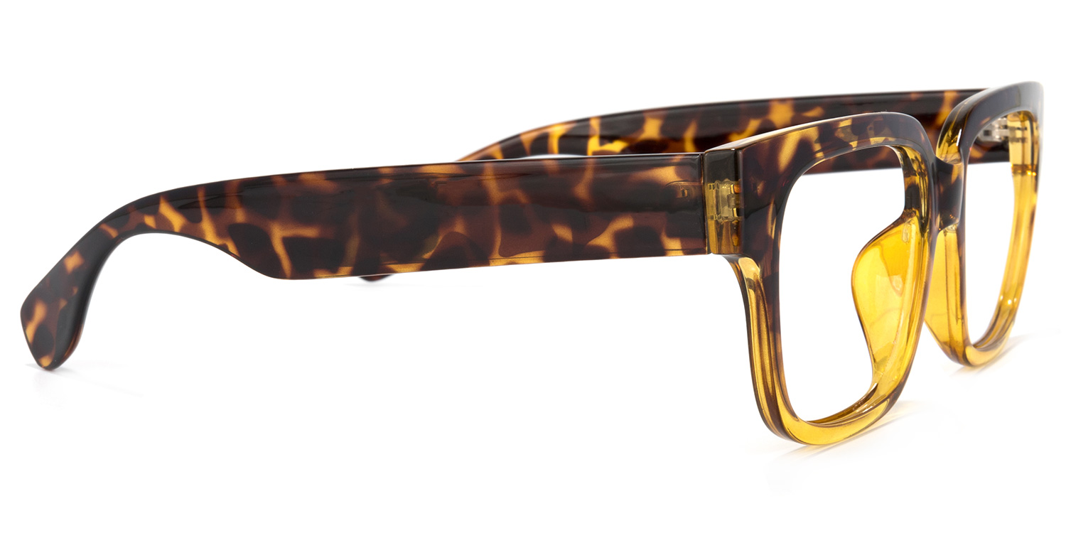 Colin Rectangle Tortoise Glasses4
