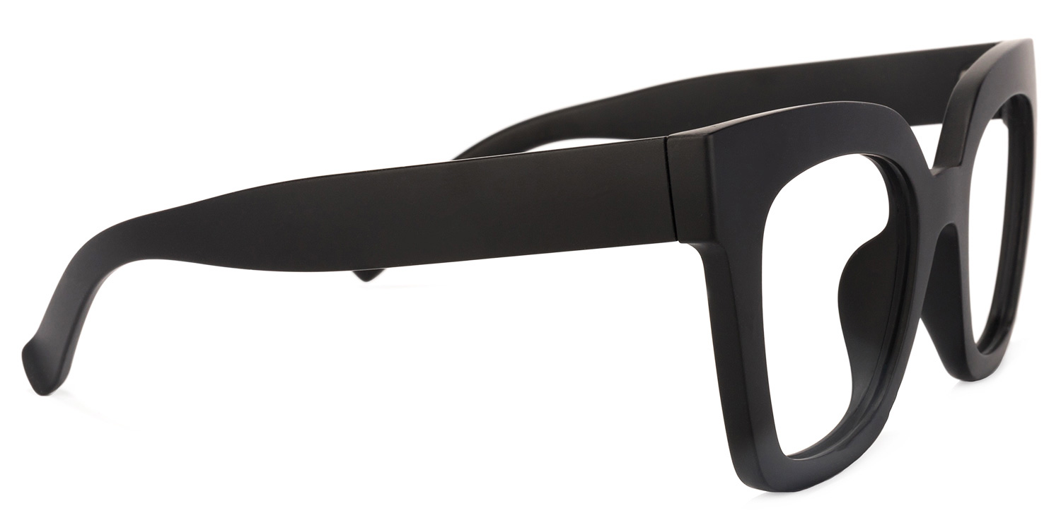 Malcolm Square Black Glasses3