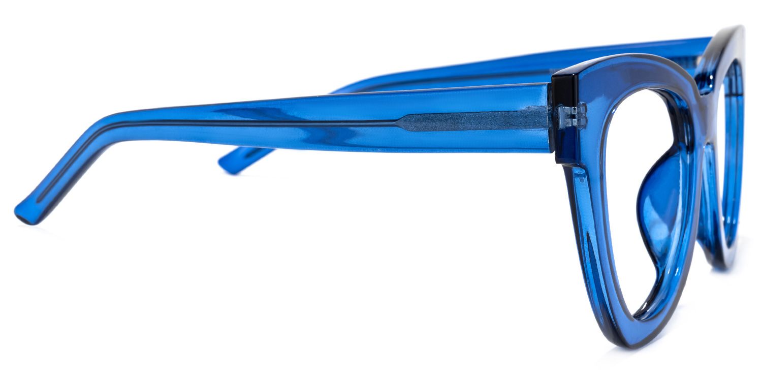 Yaser Geometric Blue Glasses3