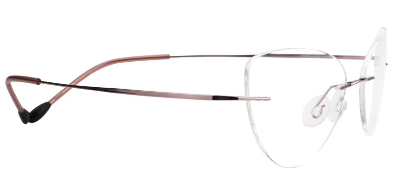 Evelyn Cat Eye Pink Glasses5