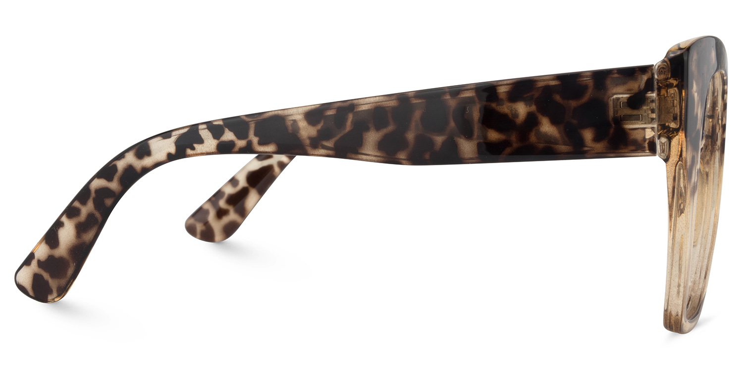Cat Eye Light Tortoise Glasses | Zeelool Glasses3