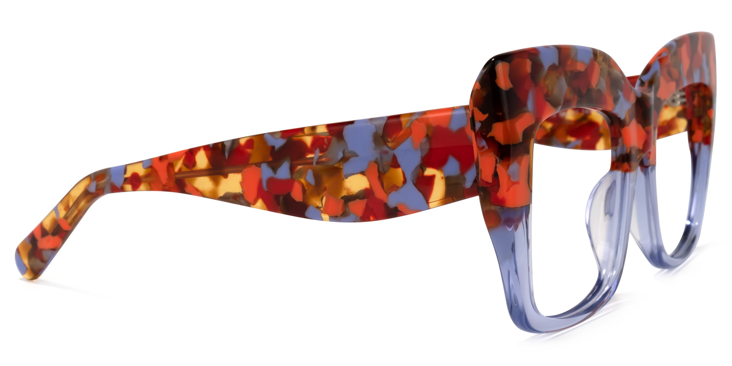 Charmaine Cat Eye Light-Purple Glasses3