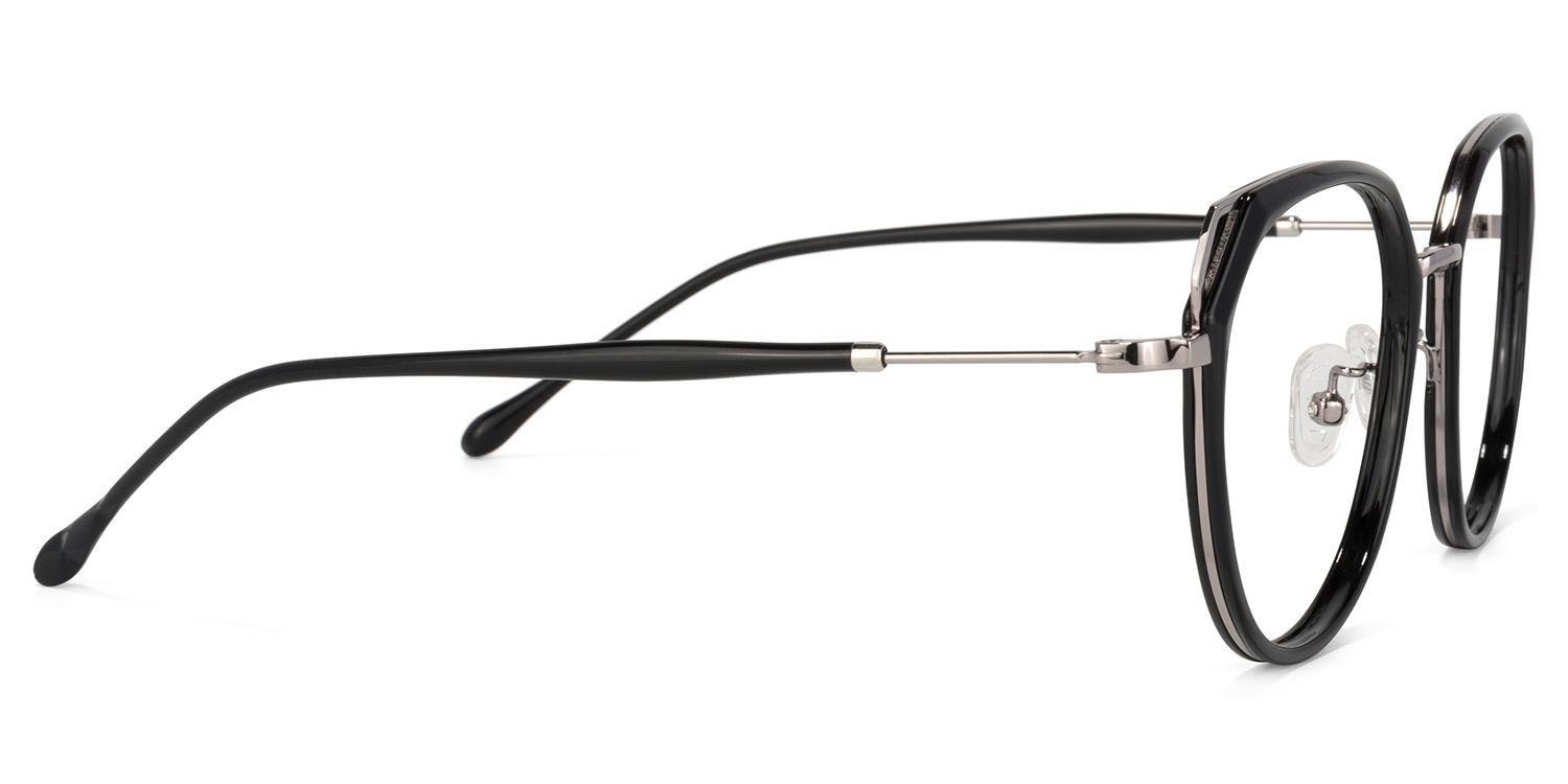 Ofelia Cateye Black Glasses3
