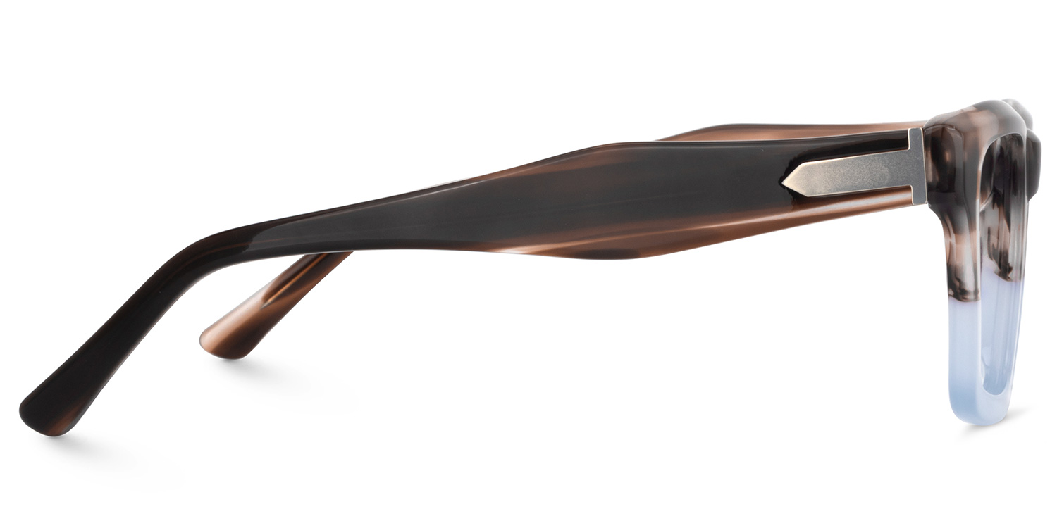 Riley Rectangle Brown Glasses3