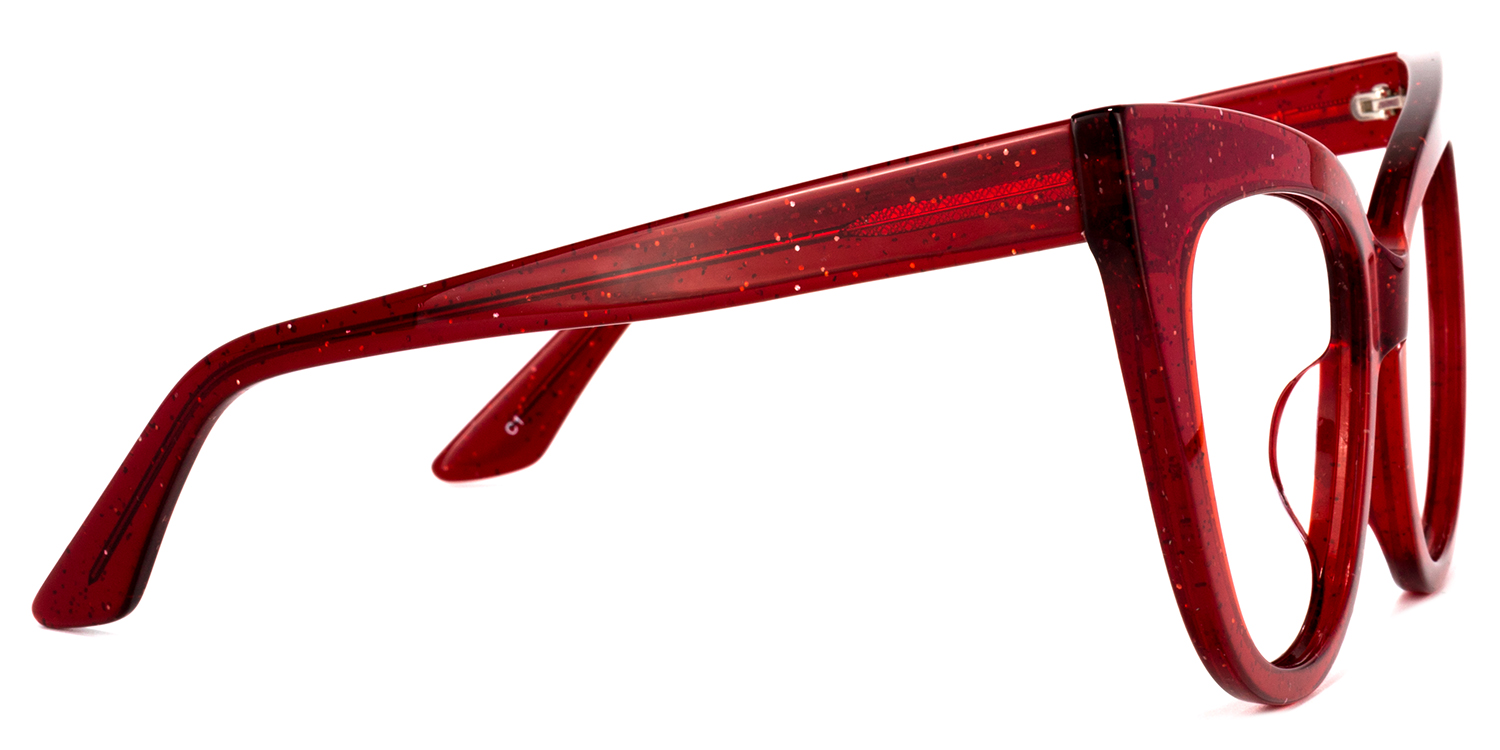 Trenton Cateye Red Glasses3