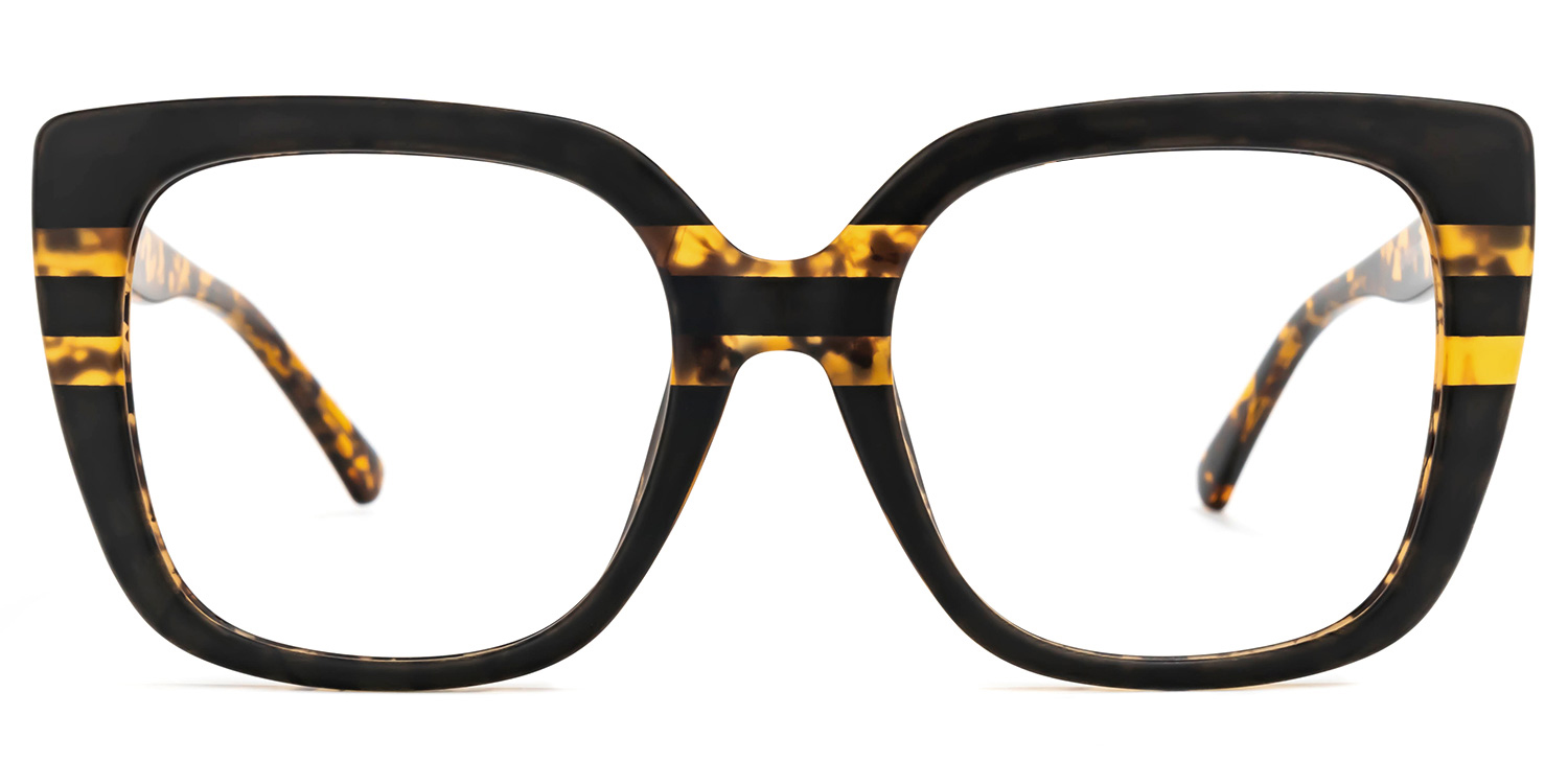 Brenda Square Black Glasses
