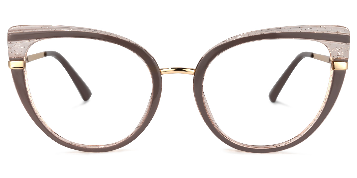 Medinas Cateye Khaki Glasses0