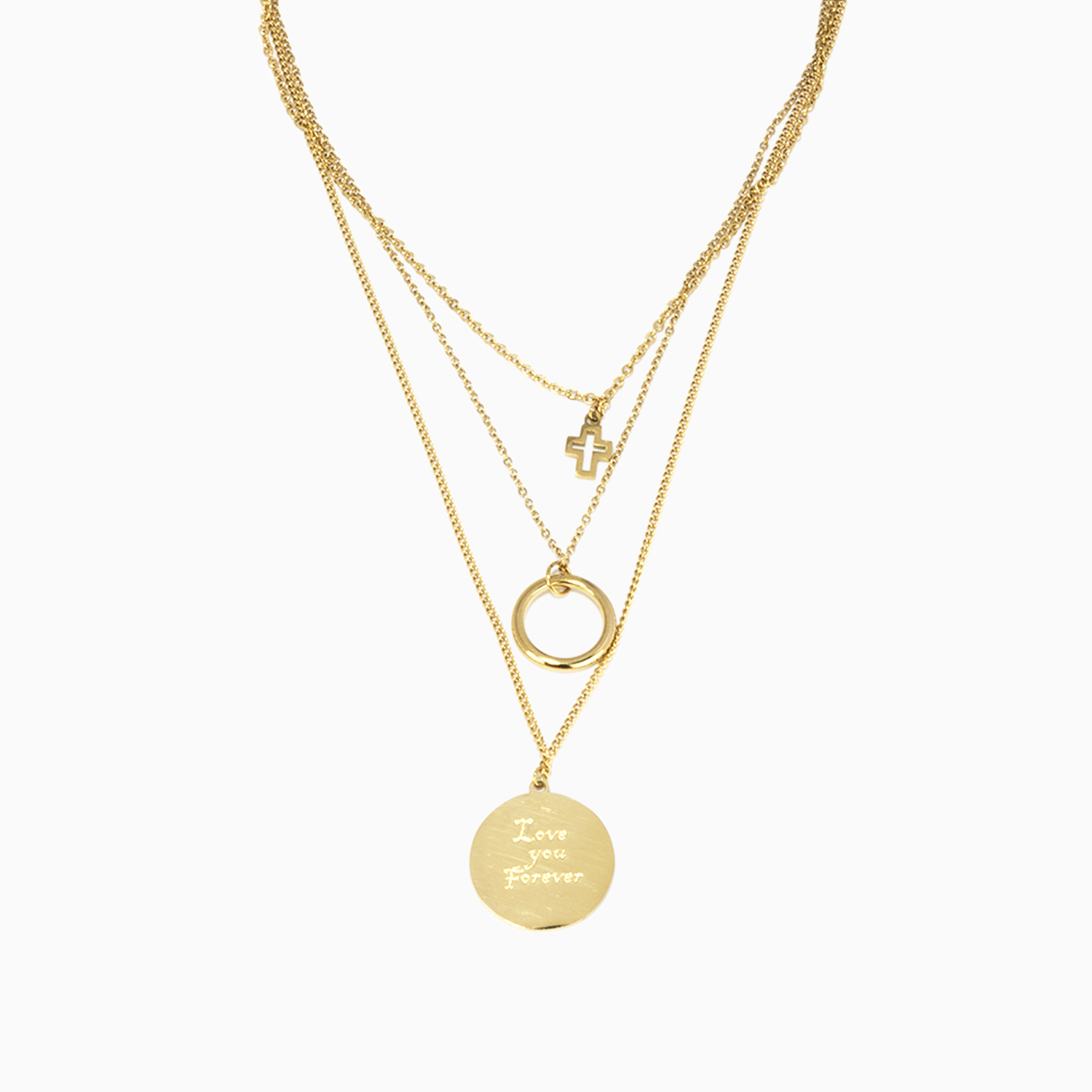 Vintage Pendant Type Gold Necklace0