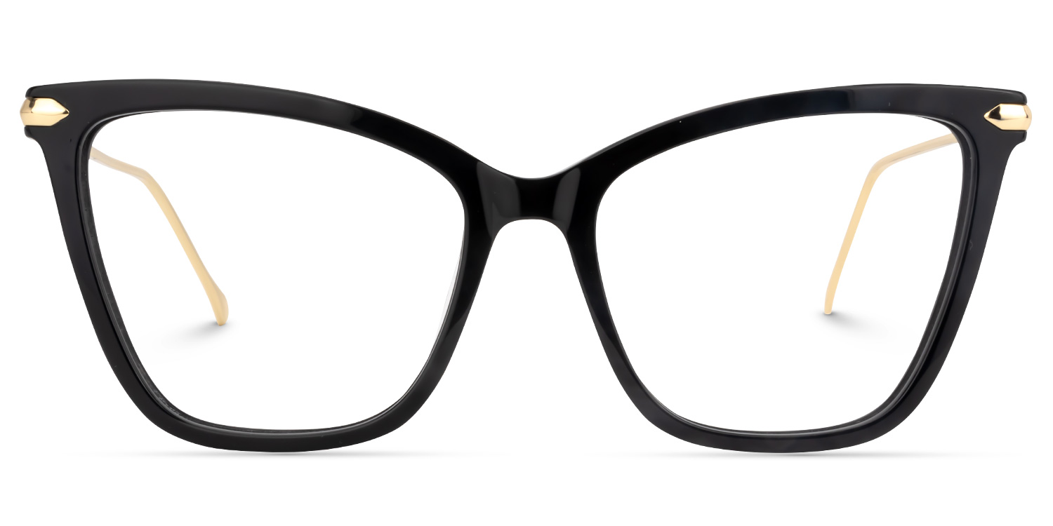 Hilary Butterfly Black Glasses0