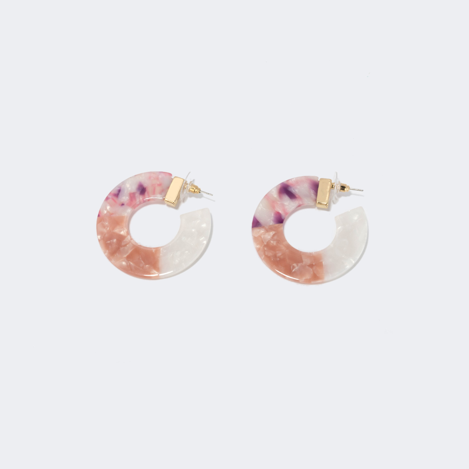 Stylish Multicolor Acetate Earrings good-img