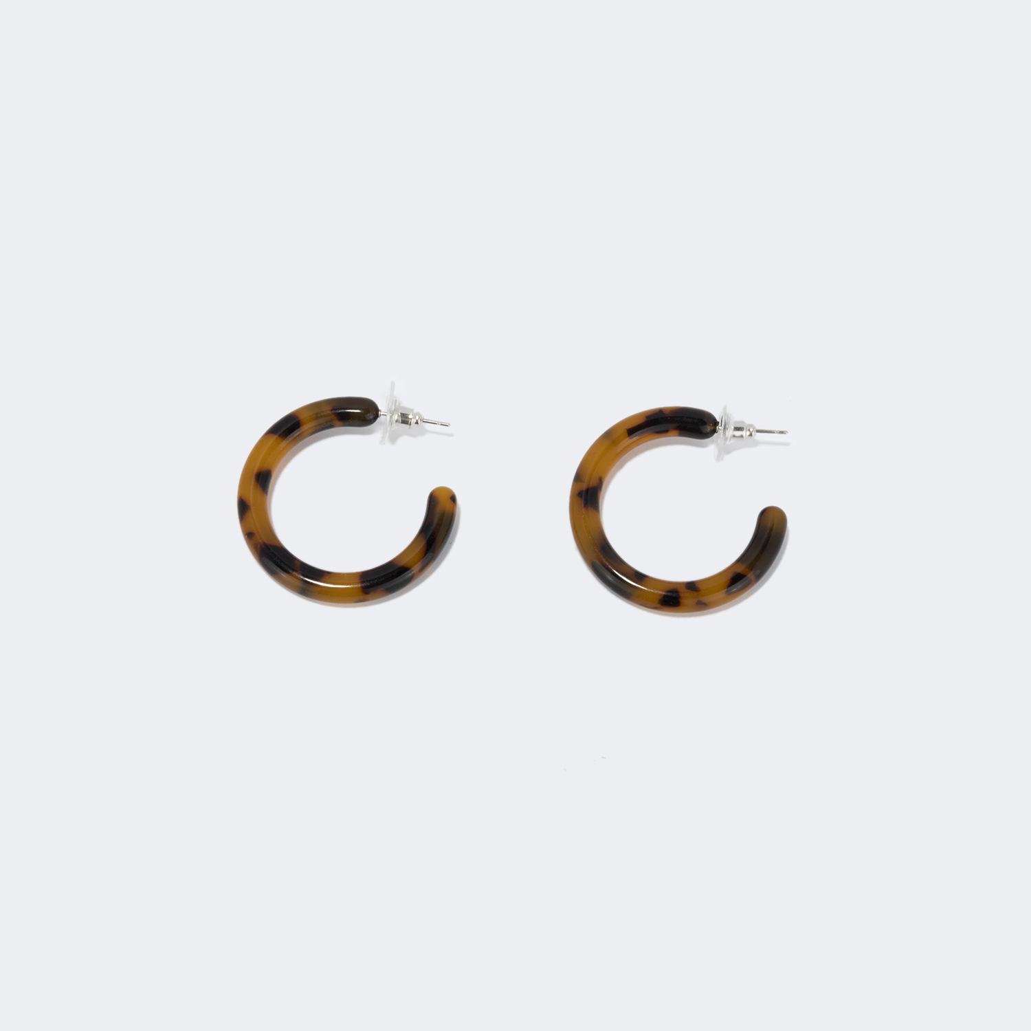 Stylish C Letter Shape Tortoise Earrings0